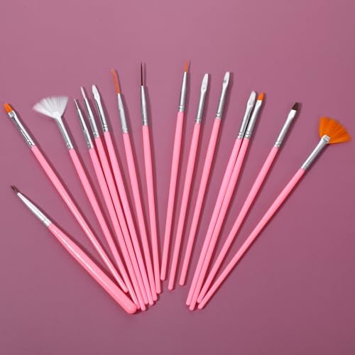 30 PCS Cake Decorating Brushes, Cookie Paint Brushes Food Safe Paint Brushs Kit Cookie Decorating Brush Food Paints Fondant Brush DIY Tool Set Icing Pastry Brushs for Painting Baking, Black and Pink