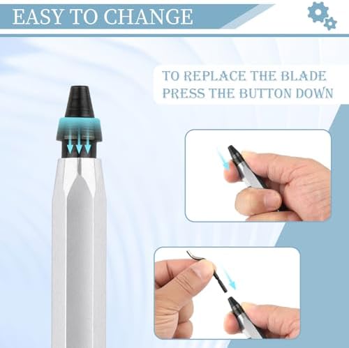 Deburring Tool with 12 HSS Blades for Metal Resin PVC 3D Print