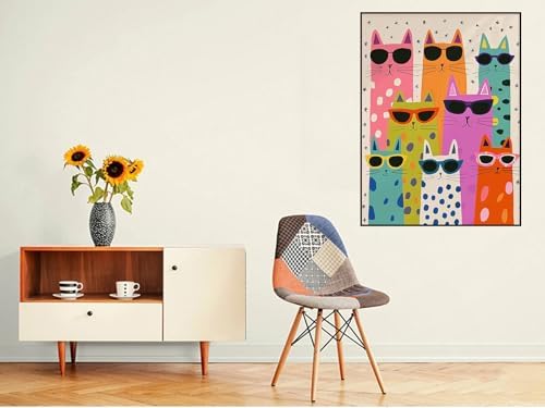 Benjenes Cat Diamond Art Kit for Adults