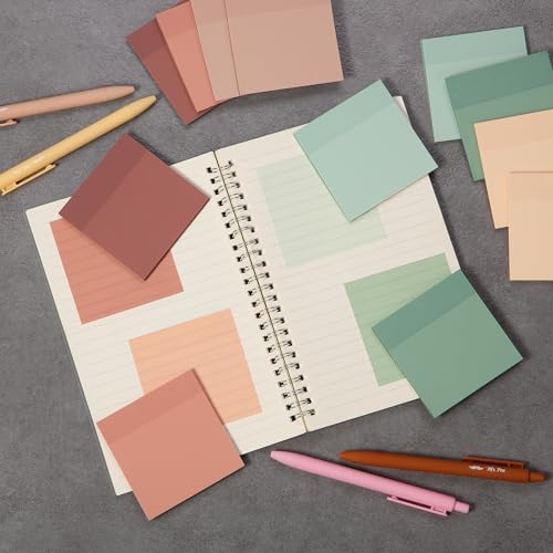 Mr. Pen- Transparent Sticky Notes, 3" x 3", 12 Pads, 600 Sheets | See Through Self-Adhesive Notes for Bible Journaling and Studying, Water-Resistant, Easy to Peel, Clean Removal