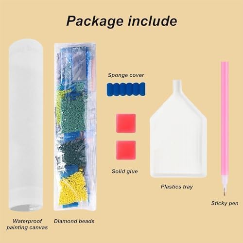Lophomie Diamond Art Kits for Adults, 5D Pig Diamond Painting Kits 12x16 in