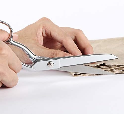 LIVINGO 8" Fabric Scissors Professional Tailor Sewing Shears