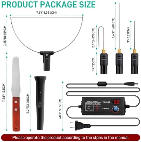 Hot Foam CutterFoam Cutter Electric Cutting Machine Pen Tools Kit with 110-240V/0-28W Digital Voltage Controller Electric Cutting Machine Pen Tool