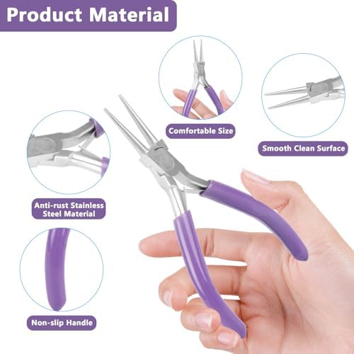 Round Nose Pliers, Wire Jewelry Making Tools
