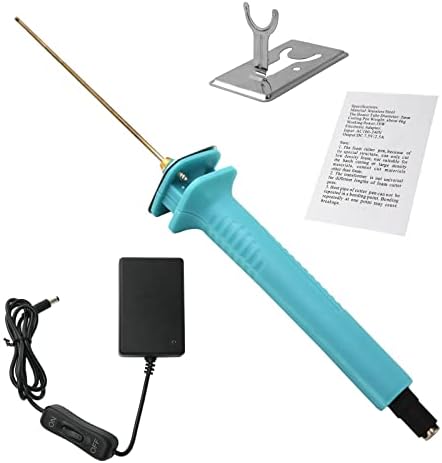 Foam Cutter Electric Hot Wire Cutter Pen 10CM Foam Board Cutting with Stand 18W Hot Knife Styrofoam Cutting Pen with Adaptor Foam Cutting Tool for White Safe Styrofoam,Arts,Handcraft
