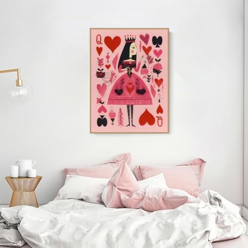 Pink Poker Diamond Art Kits for Adults Diamond Painting Kit for Beginner