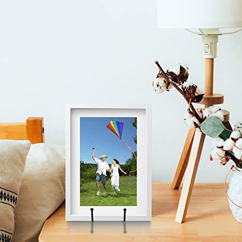 IBosins 5-Pack 8-Inch Plate Holder Display Stands Black Metal Frame Stand