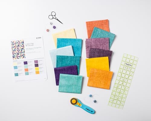 Connecting Threads Triangle Lap Throw Quilt Sewing Kit for Beginners