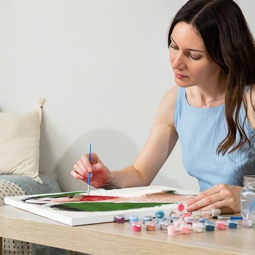 Custom Paint by Numbers Kit for Adults - Personalized DIY Canvas Art | Acrylic Painting Set with Brushes & Paints | Framed or Unframed Wall Decor | Complete Kit for Home | Unique Handmade Gift