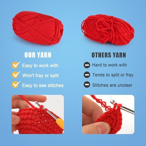 Beginner Crochet Kit for Adults - Crochet Animal Amigurumi Starter Kit