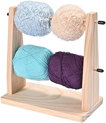 Sparkle Race Wooden Crochet Yarn Holder, Knitting & Crochet Supplies
