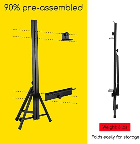 MEEDEN Tabletop Easel Stand for Painting: Aluminum Art Painting Easel
