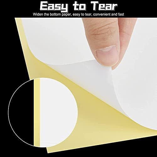 10 Sheets Double Sided Adhesive Tape, A4 Size Clear Arts Craft DIY Strong Sticky Arbitrary Cut Tape for Card Making,Home Decorative Or Office Supplies