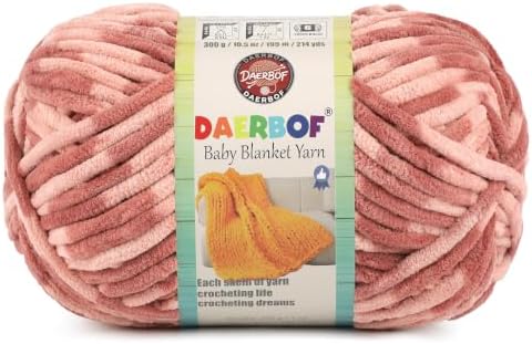 6 Super Bulky Blanket Yarn for Crocheting - Chunky Chenille Variegated Yarn