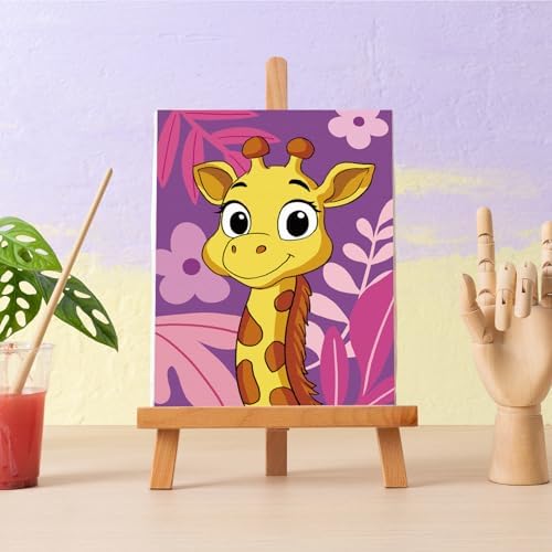 Louise Maelys 5x7Inch Pre Drawn Canvas for Painting for Kids, 12Pack