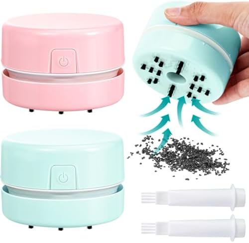 Honoson 2 Pcs Diamond Painting Tool Cleaner for Diamonds, Pink, Green