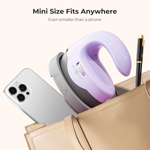 HTVRONT Heat Press Mini Heat Press Machine, Mini Iron for Crafts | Heats Up Quickly & 3 Heat Setings, Perler Beads Iron, Small Heat Press Machine for T Shirts, Hats