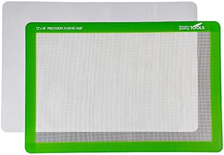 Precision Fusing Mat (12"x18") Silicone Pressing Mat for Appliqué & Collage