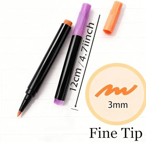 12-Color Liquid Markers for LED Note Board with Colors, Compatible with Reusable Doodle Book, Light-Up Acrylic Message Boards,and LED Writing Boards, Neon Markers Erasable Pens