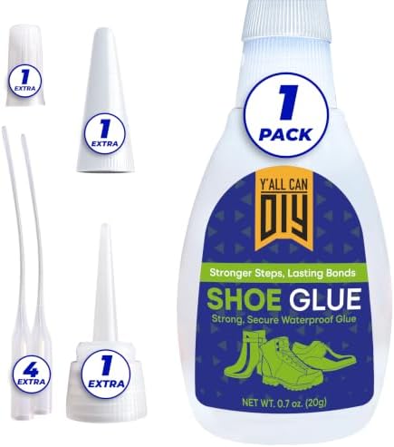 Y'allCanDiy Shoe Glue, Heavy Duty Glue for Shoes, Sneakers and Sole Repair