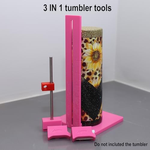 Cup Cradle for Crafting Tumbler with Measurements to Apply Vinyl Decal, Cup Edging Tool Tumblers Level Line Drawing Accessory