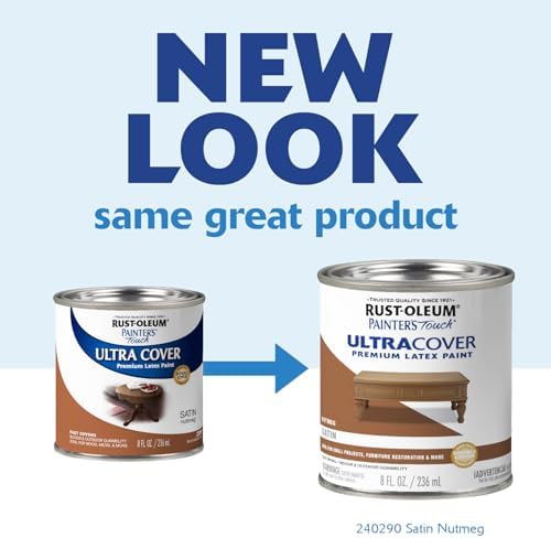 Rust-Oleum Painter's Touch Latex Brush-On Paint, Satin Nutmeg