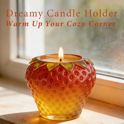 Strawberry Epoxy Resin Molds, Fruit Candle Holders Silicone Molds