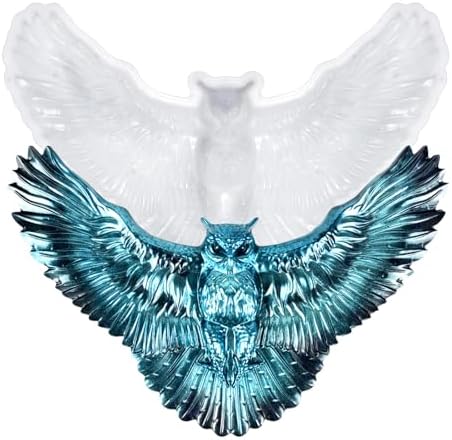 3D Winged Owl Silicone Mold for Epoxy/UV Resin Casting DIY Craft Art Decors