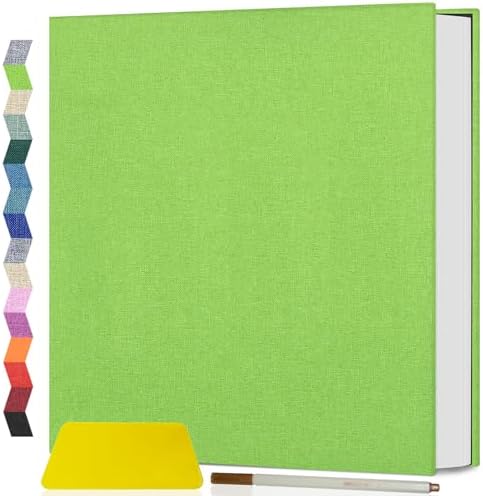 Popotop Photo Album Self Adhesive Scrapbook Album for 4x6 5x7 8x10 Pictures DIY Photo Book as Scrapbooking Supplies Kits, Birthday Gifts for Women Mom Wedding Baby Family Travel