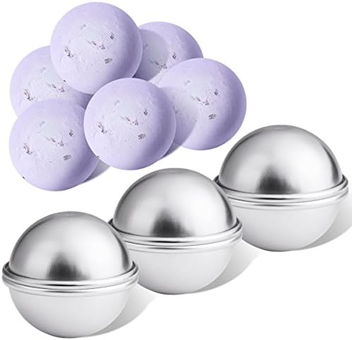 Bath Bomb Molds Kit, 10 Set 20PCS 2.17 Inch Mold Set for DIY Making