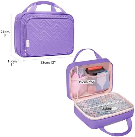 Leudes Diamond Art Storage Painting Case 60 Slots Bead Art Kits for Adults