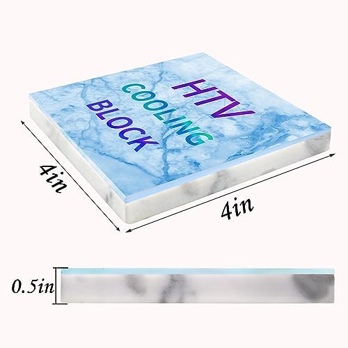 HTV Cooling Block – Fast Cooling Vinyl Craft Tool Heat Press Accessories and Supplies for Heat Transfer Vinyl, Sublimation HTV, DTF Film and Heat Transfer Paper