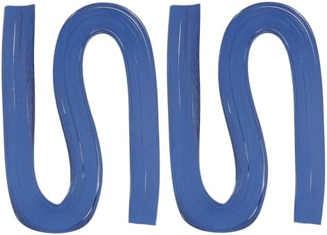 PATIKIL 240pcs Quilling Strips Paper 1/8"(3mm) 21"(54cm) Origami Paper Quilling Strip for Art DIY Hand Craft Christmas, Medium Blue