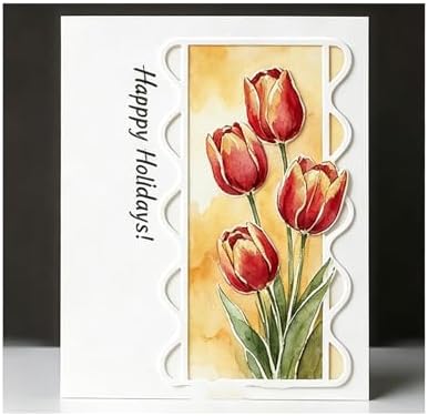 Metal Cutting Die for Scrapbooking - Cut Stencils for DIY Scrapbook Photo Album Decorative Paper Card, Card Making Supplies & Crafting Die Cut (Flower Basket 5.5 x 3.7 in)