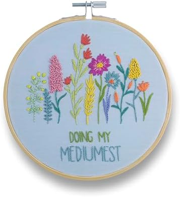 FUNATIC Doing My Mediumest Funny Embroidery Kit for Adults