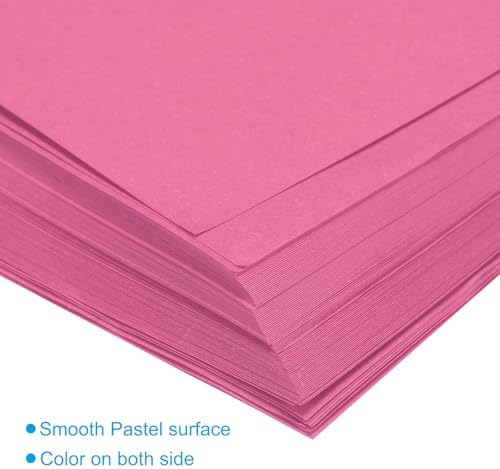MECCANIXITY 50 Sheets Origami Paper Double Sided 8x8 Inch(20x20cm) Square Sheet for Art Craft Project, Beginners, Gifts Decor, Rose Red