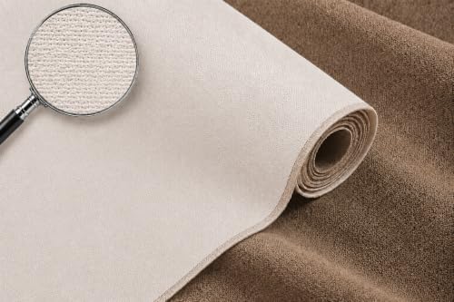 Linen Canvas Rolls for Painting Large Blank Canvas Fabric by the Yard. 84"x2.5 Yd (7.5 Ft) 14oz Universal Triple Primed Artist Linen Canvas Roll. Belgian Linen Alternative for Painters, SDK Murals
