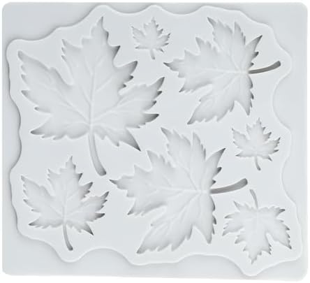 Maple Leaf Polymer Clay Mold Leaf Silicone Molds Set of 4