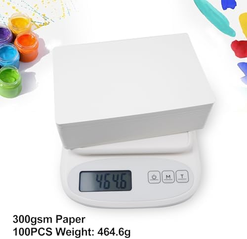 Moriquill 100 Watercolor Paper Cards, 4 x 6 in, 300gsm