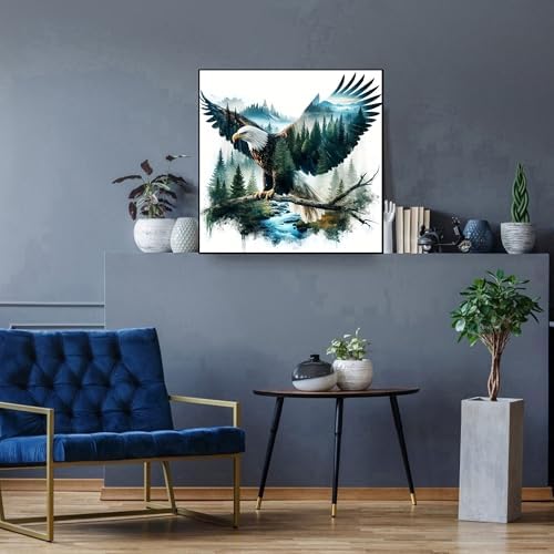 Diamond Art Kits for Adults,Eagle Diamond Painting Kits for Beginner