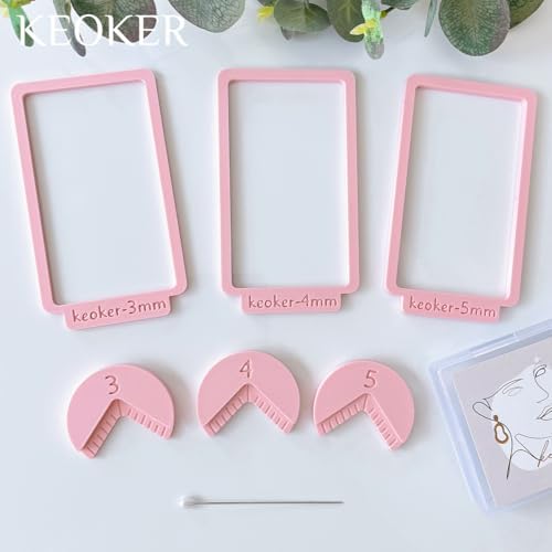 Keoker Polyme Clay Bead Hole Maker, Bead Clay Cutters, Polymer Clay Tool, Earring Drill Guide