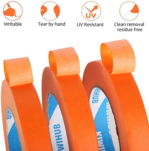 Orange Painters Tape,1 inch x 60 Yards