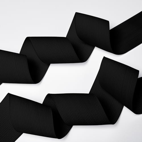 Airisoer Elastic Bands for Sewing 2 Inch x 12 Yards, Black