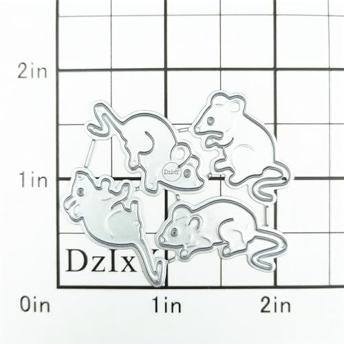Animal Mouse Metal Cutting Dies for Card Making