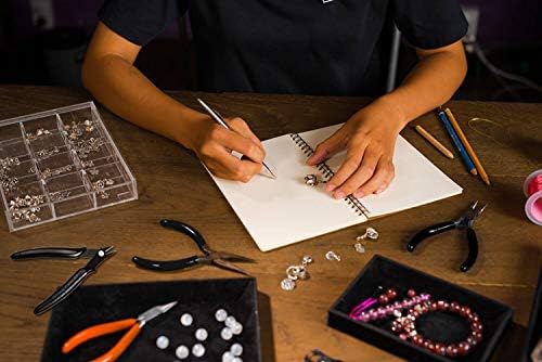 Jewelry Pliers, Cridoz Beading Pliers Set with Needle Nose Pliers, Round Nose Plier and Wire Cutter for Jewelry Making Beading Repair Supplies and Crafting (set of 3)