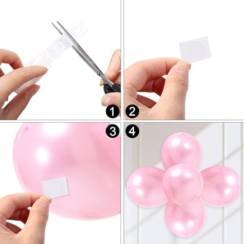 UPINS 3000 Pcs Point Dots Balloon Glue Removable Adhesive Point Tape