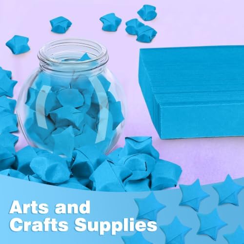 FoDau770 Solid Color Star Paper Strips - 360 Sheet, Royal Blue