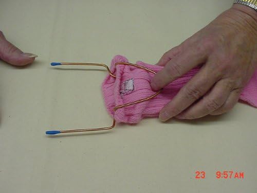 2 Sock Easy Embroidery Machine Hooping Aid / Hoops Set of 2 = Adults and Kids