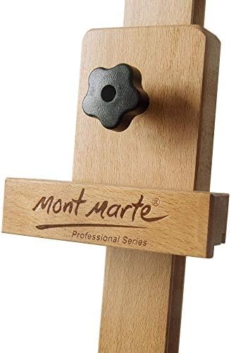 Mont Marte Signature Box Floor Easel, Beech Wood 43.5 x 44 x 150 cm (LxWxH), 17.13 x 17.32 x 59.1"