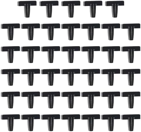 BENECREAT 40Pcs Acrylic Honeycomb Tray Pins, 0.78x0.68inch Laser Engraving Crumb Tray Pins Hold Down Pins with Laser Cutter and Engraver Machine for Accessories Compatible